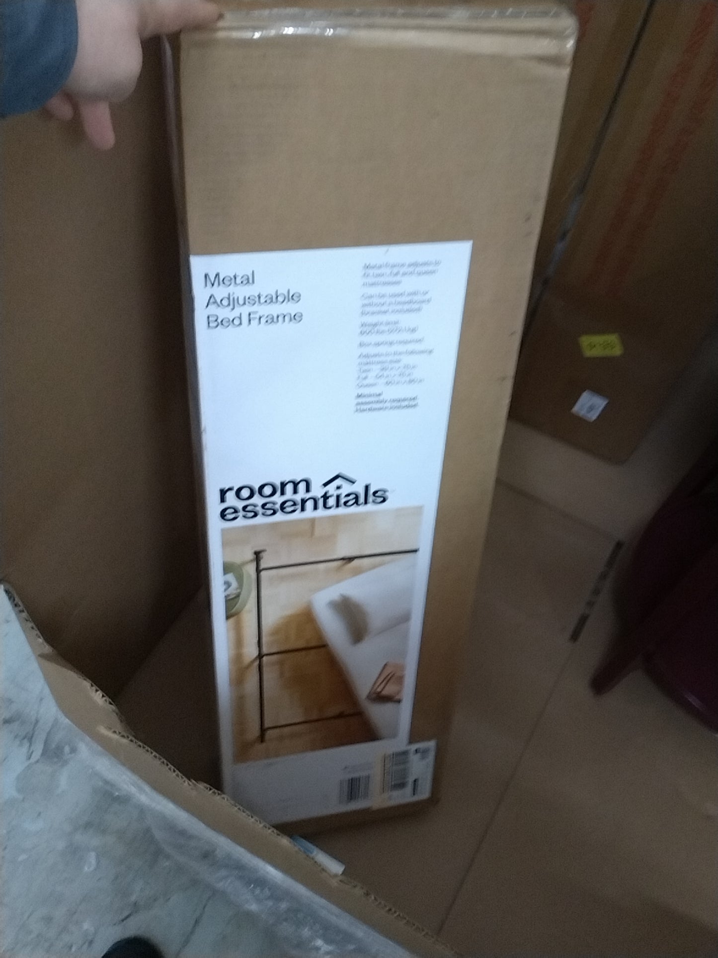 Adjustable Bed Frame Black - Room Essentials