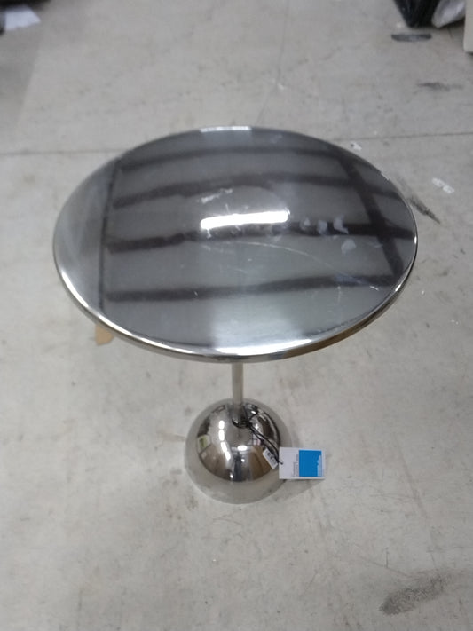 Pedestal Table Chrome - Room Essentials Fully Assembled