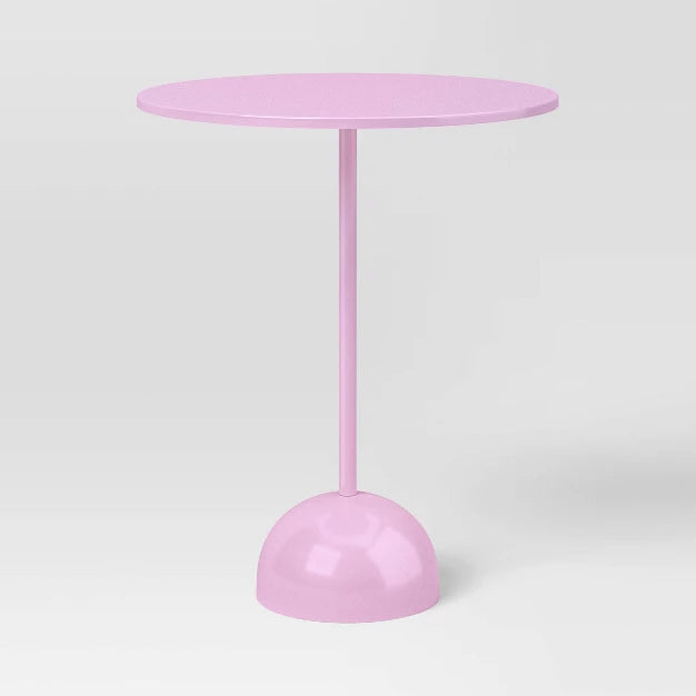 Dorm Pedestal Table Pink - Room Essentials Fully Assembled
