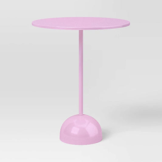 Dorm Pedestal Table Pink - Room Essentials Fully Assembled