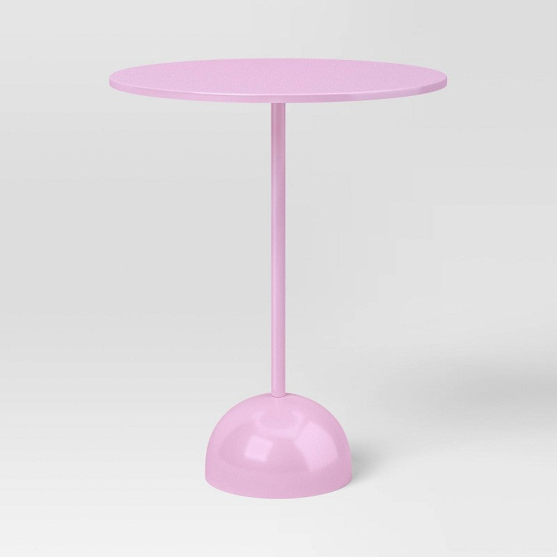 Dorm Pedestal Table Pink - Room Essentials Fully Assembled