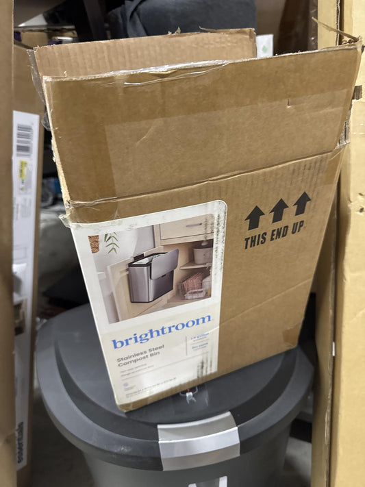 Compost Bin Stainless Steel - Brightroom