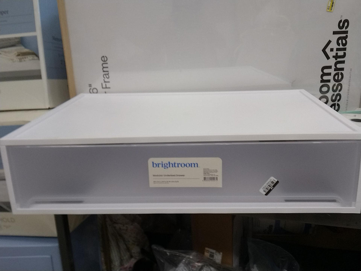 Modern Wide Underbed Drawer White 1pc - Brightroom (Please be advised that sets may be missing pieces or otherwise incomplete.)