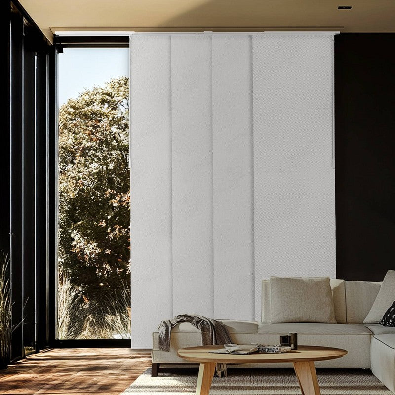 86"x96" Chicology Blackout Panel Track Blind White