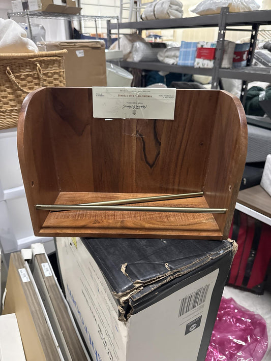 Vinyl Wall Hanging Storage Wood - Hearth & Hand with Magnolia