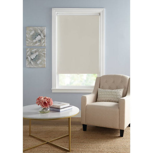 36"x72" Lumi Home Furnishings Blackout Roller Window Shade With Slow Release System Gray : Target