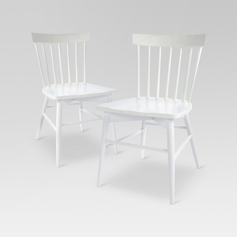 Set Of 2 Windsor Dining Chair White - Threshold™ : Target