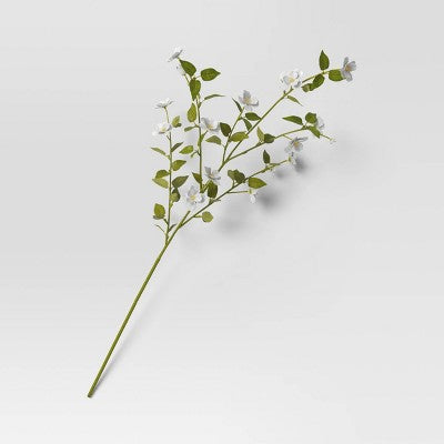 White Floral Stem - Threshold