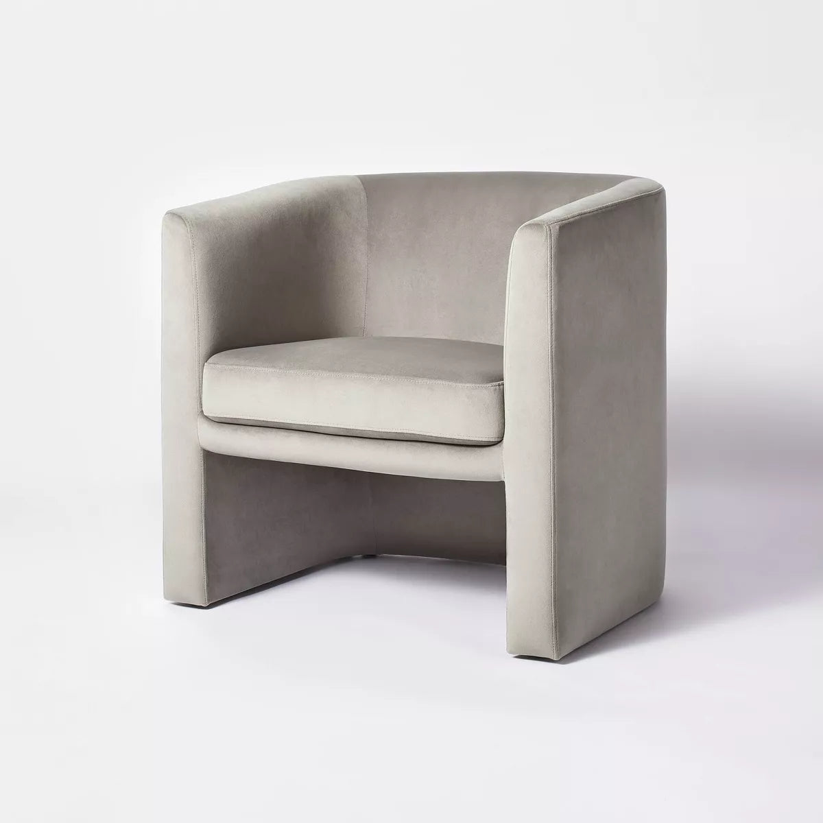 Vernon Upholstered Barrel Accent Chair Dark Gray: Chic, Comfortable Seating - Threshold™ Designed With Studio Mcgee : Target