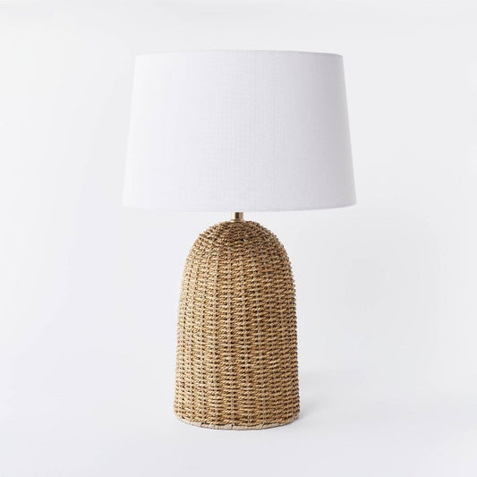Large Seagrass Table Lamp (Includes LED Light Bulb) Natural - Threshold designed with Studio McGee