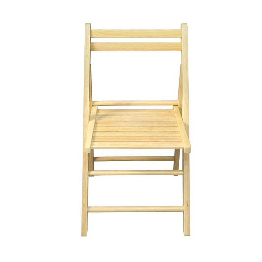 2pc Classic Solid Wood Folding Chair Set Natural - Flora Home: Rubberwood, Armless, No Assembly Required : Target