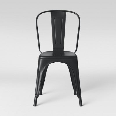 Set of 2 Carlisle High Back Dining Chair Matte Black - Threshold