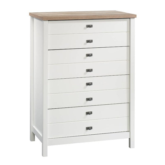 4 Drawer Cottage Road Chest Soft White - Sauder: Bedroom Storage, Vertical Dresser With Anti-tip Hardware : Target