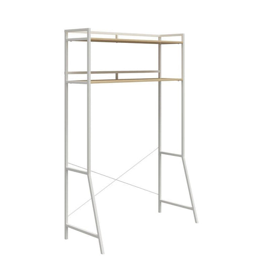 64.86" Twin/xl Twin Beverly Over-the-bed Storage Beds Blonde Oak/white - Novogratz: Metal Frame, Dorm Essential : Target