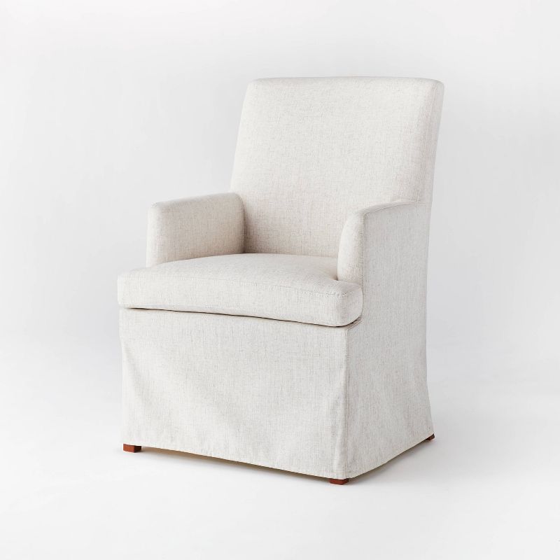 Upholstered Dining Chair Cream - Threshold™ Designed With Studio Mcgee : Target