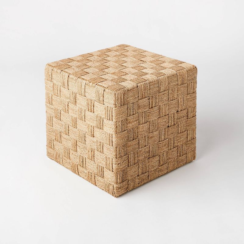 Lynwood Checkerboard Woven Cube - Threshold™ Designed With Studio Mcgee : Target