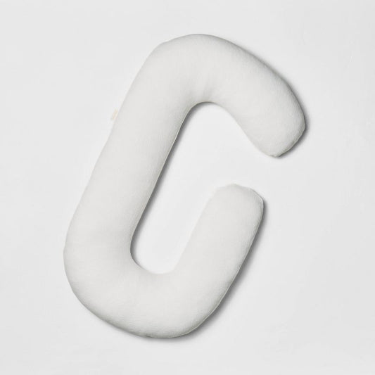 Memory Foam And Down Alternative Pregnancy C-shaped Body Pillow White - Casaluna™: Supportive Maternity Comfort, Certipur-us Certified : Target