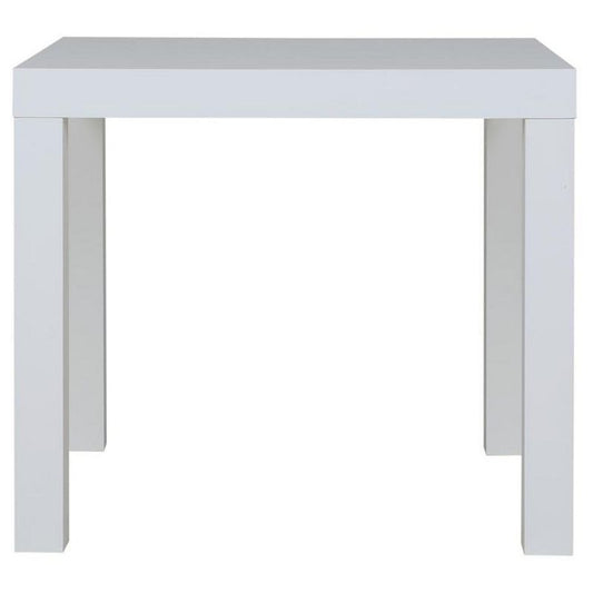 Room & Joy Jade Hollowcore End Table White: Laminated Particle Board, Square Shape, Spot Clean : Target