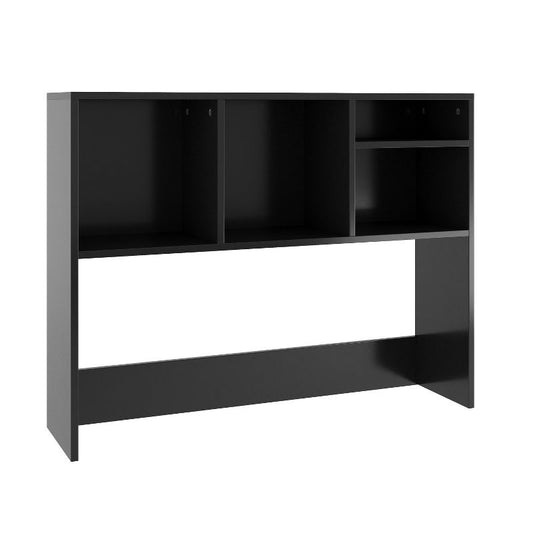 Flash Furniture Lotus Desktop Bookshelf Storage Organizer With Multiple Cubbies In Black : Target