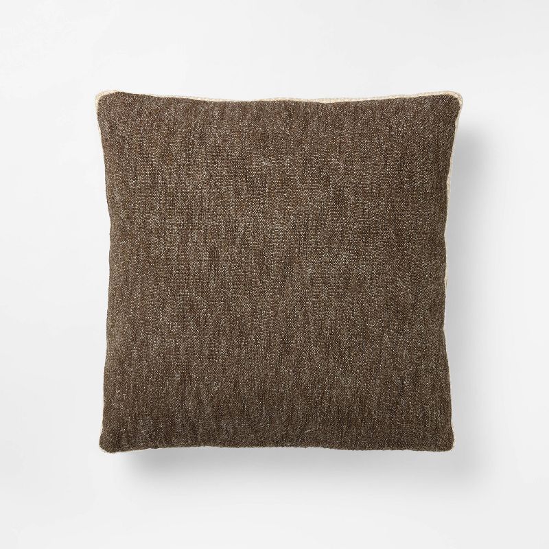 Oversized Boucle Square Throw Pillow - Threshold™ Designed With Studio Mcgee: Cotton Blend, Indoor Comfort, Sewn Seam : Target