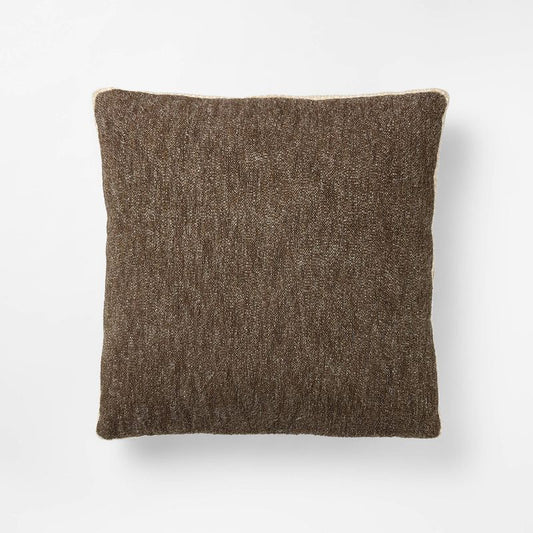 Oversized Boucle Square Throw Pillow - Threshold™ Designed With Studio Mcgee: Cotton Blend, Indoor Comfort, Sewn Seam : Target