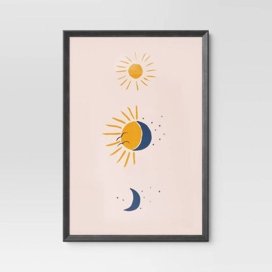24" X 36" Wedge Poster Frame Black - Room Essentials™: Modern Style, Polystyrene Material, Wall Mount : Target