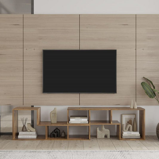 Tv Stand, L Shaped Tv Stand With Open Shelves Console Table, Entertainment Center Tv Console, Double L-shaped Tv Stand For Living Room : Target