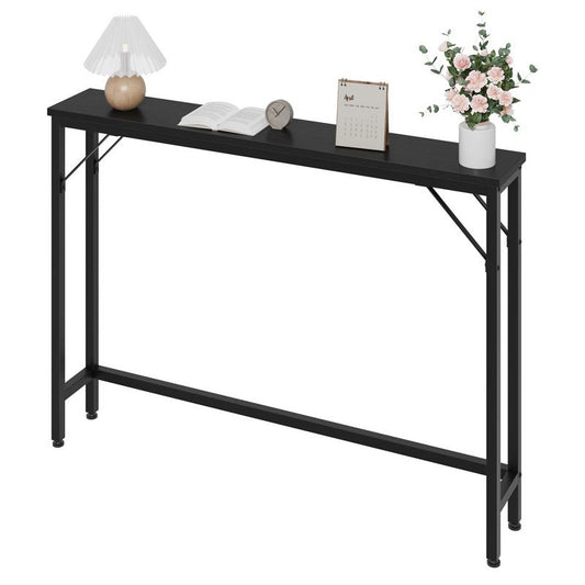 Whizmax Narrow Console Table, 39.3" Small Entryway Table, Thin Sofa Table, Side Table, Display Table, For Hallway, Bedroom, Living Room, Foyer, Black : Target