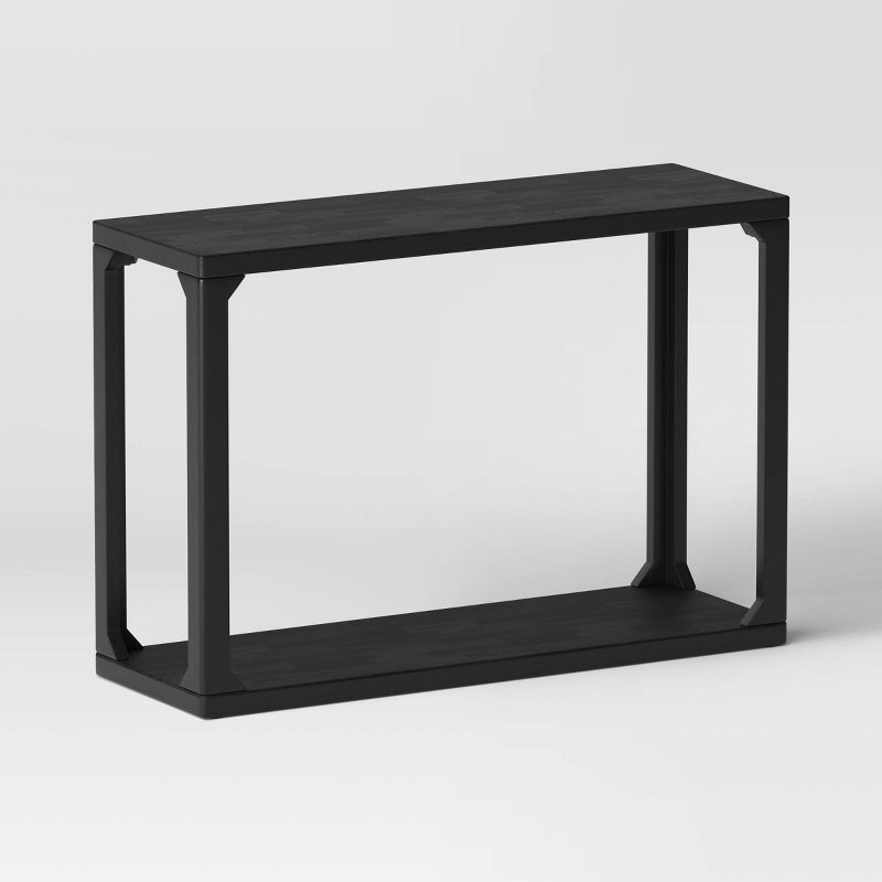 Castalia Console Table Black - Threshold™: Wood Frame, Rectangular Sofa Table For Entryway : Target