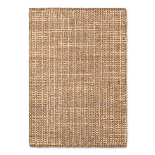 5'x7' Basket Weave Woven Area Rug Natural - Threshold