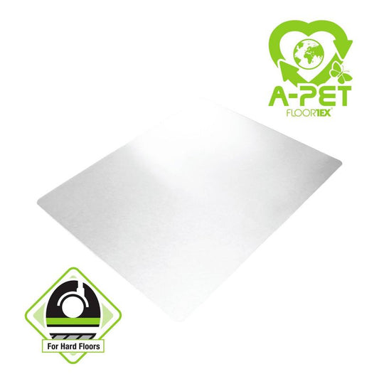 36"x48" Apet Rectangular Chair Mat For Hard Floor Clear - Floortex: Ergonomic, Rigid, Phthalate-free, Easy To Clean : Target