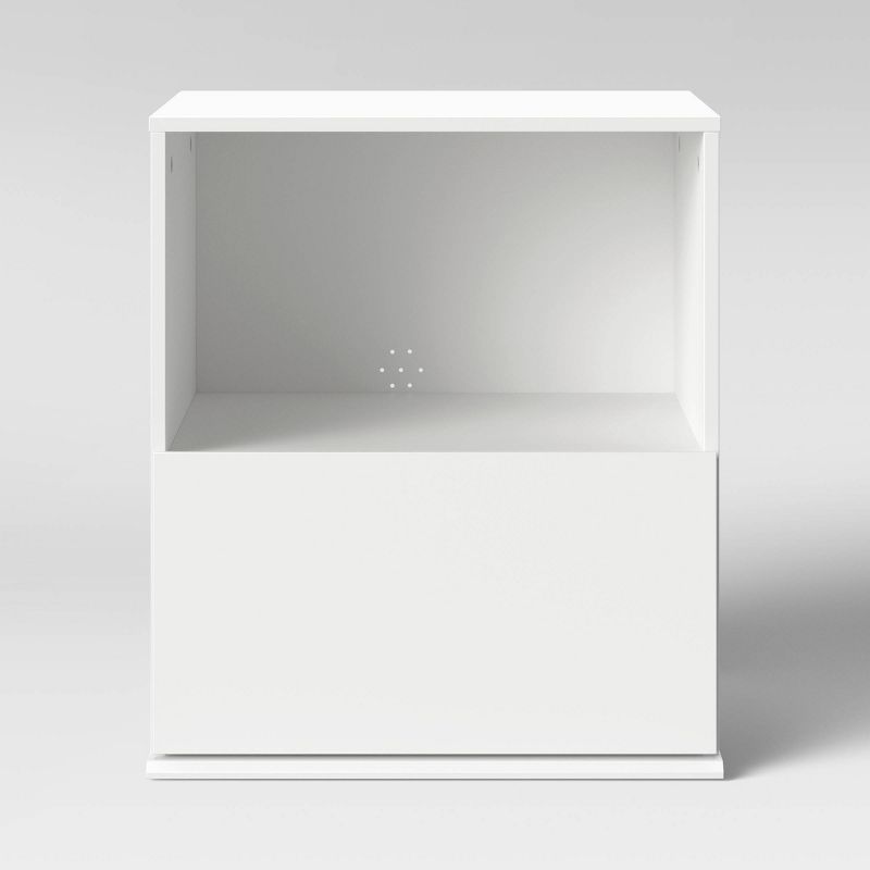 1 Drawer Modular Nightstand White - Room Essentials