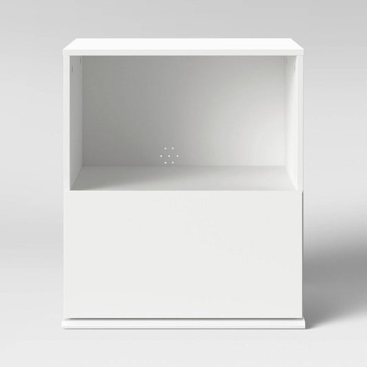 1 Drawer Modular Nightstand White - Room Essentials