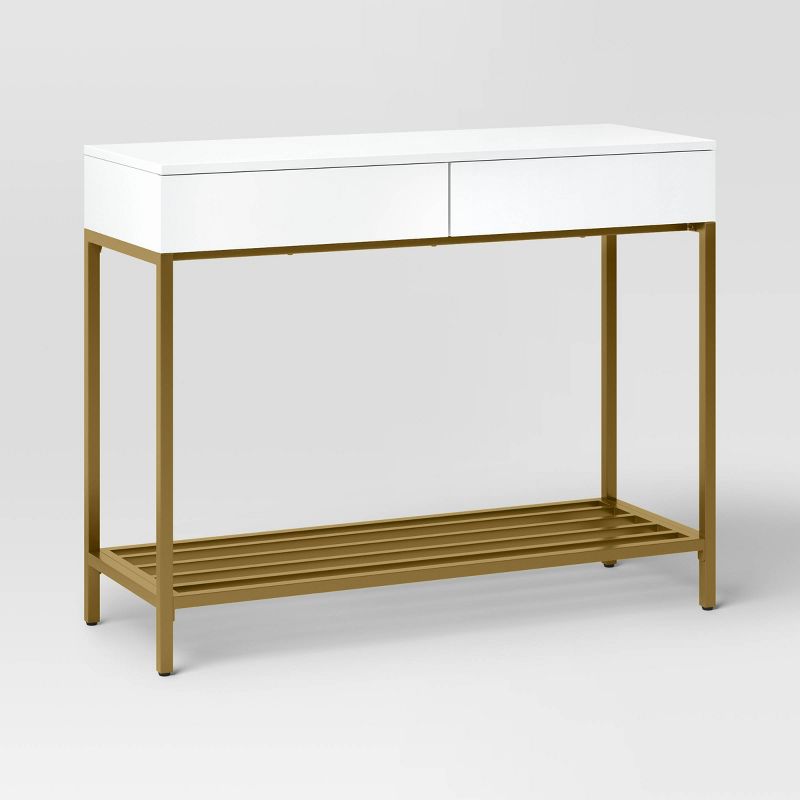 Loring Console Table White - Threshold™ : Target