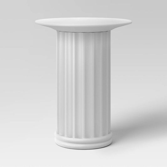 Plaster Accent Table White - Threshold designed with Studio McGee