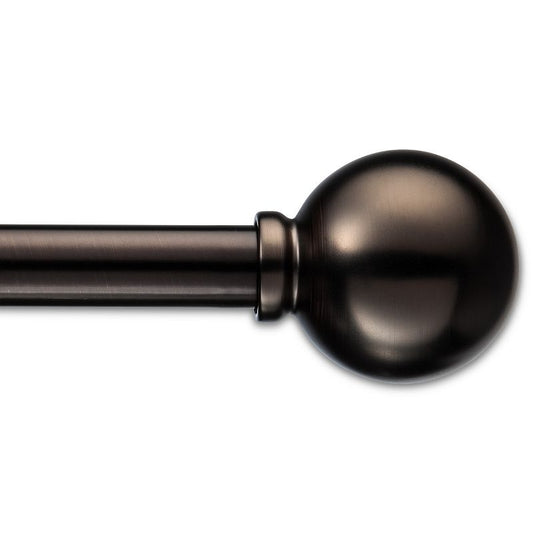 48"-84" Drapery Cafe Rod Ball Oil Rubbed Bronze - Room Essentials™ : Target