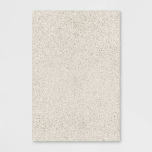 4'x5'5" Shag Area Rug Ivory - Room Essentials
