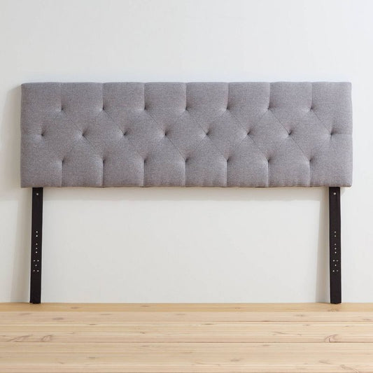 Twin/twin Xl Emmie Adjustable Upholstered Headboard With Diamond Tufting Stone - Brookside Home: Traditional Style, Wood Frame Mounted : Target
