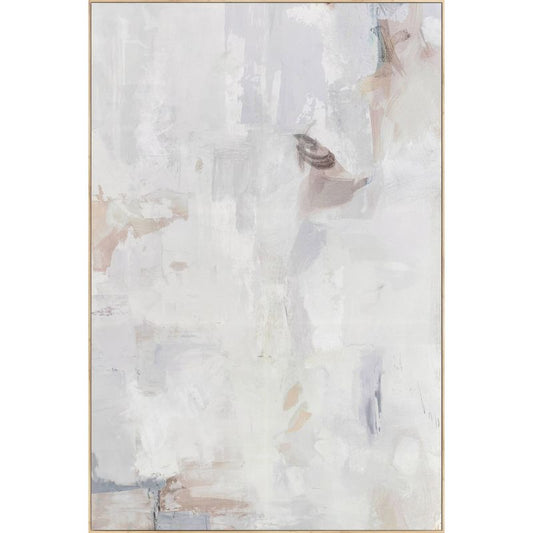 58" X 38" Tonal Abstract Framed Canvas - Threshold™ Designed With Studio Mcgee: Modern Digital Art, Polystyrene Frame : Target
