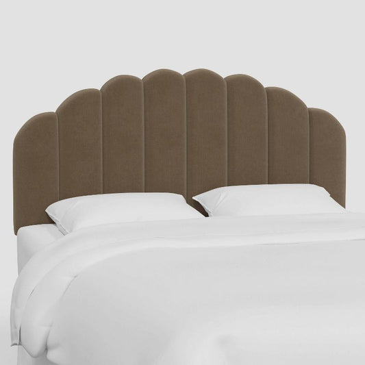 Queen Emma Headboard in Luxe Velvet Titan Walnut - Threshold