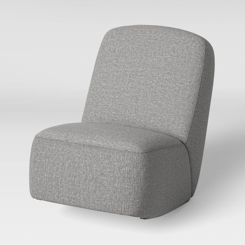 Floor Lounge Dorm Chair Gray - Room Essentials™: Polyester Upholstered, No Assembly, Modern Rocker : Target