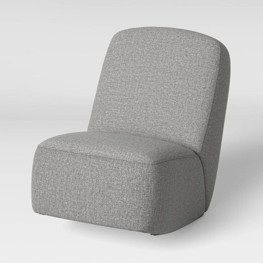 Floor Lounge Dorm Chair Gray - Room Essentials™: Polyester Upholstered, No Assembly, Modern Rocker : Target