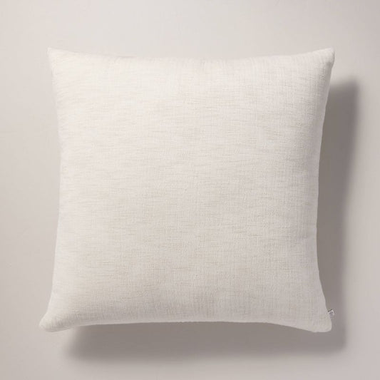 26"x26" Gauze Texture Euro Bed Pillow Taupe/natural - Hearth & Hand™ With Magnolia: Cotton Fabric, Square Shape, Removable Cover : Target