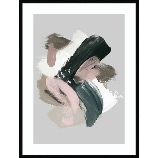 31" x 41" Serene Delight II by Urban Road Framed Wall Art Print Black - Amanti Art