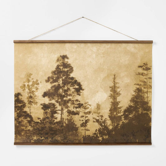 36" x 48" Sepia Wilderness Paper Banner - Threshold designed with Studio McGee