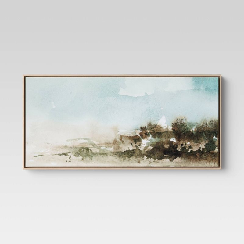 47" X 24" Watercolor Landscape Framed Canvas - Project 62™ : Target