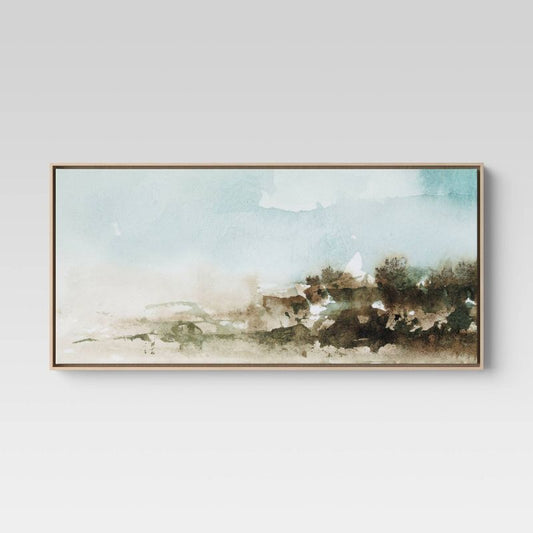 47" X 24" Watercolor Landscape Framed Canvas - Project 62™ : Target