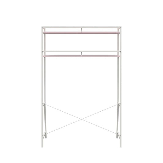64.86" Twin/xl Twin Beverly Over-the-bed Storage Beds Light Pink/white - Novogratz : Target