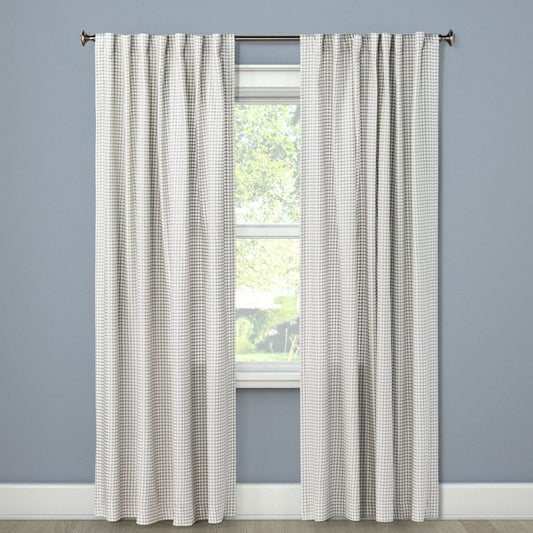 54"x84" Light Filtering Honeycomb Curtain Panel Gray - Threshold™ : Target