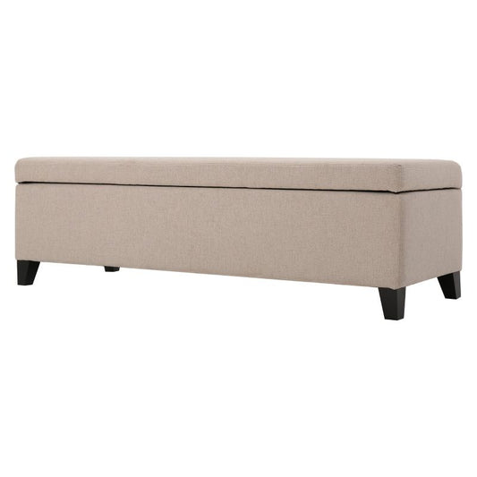 York Storage Ottoman - Wheat - Christopher Knight Home: Transitional Upholstered Bench, Hardwood Frame, 250lb Capacity : Target